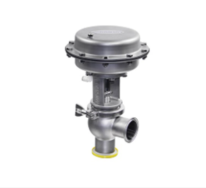 Válvula de desvio com tecnologia de diafragma sanitário em aço inox 316L para processos assépticos e industriais