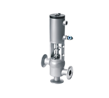 Mini válvula de amostragem tipo desvio em aço inox 316L para coleta sanitária de fluidos em sistemas de precisão