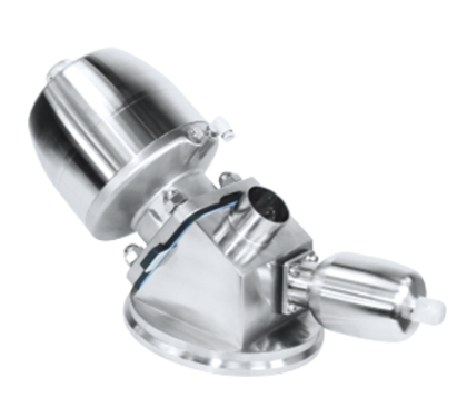 Válvula de fundo de tanque asséptica em aço inox 316L com tecnologia de retenção zero e sistema de amostragem integrado