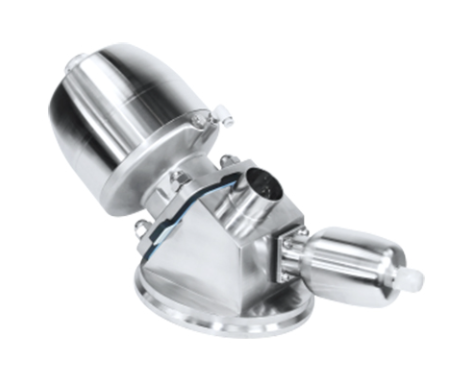 Válvula de fundo de tanque asséptica em aço inox 316L com tecnologia de retenção zero e sistema de amostragem integrado