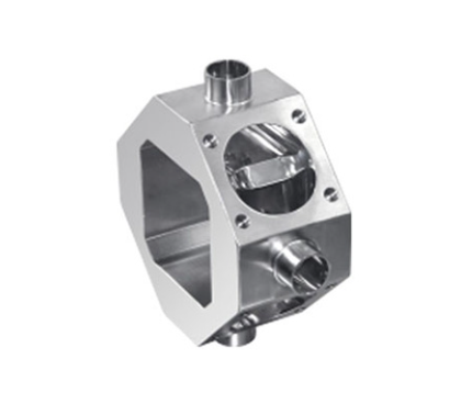 Válvula de diafragma multiportas modelo M-44A em aço inox 316L para controle de fluxo em sistemas sanitários e biofarmacêuticos