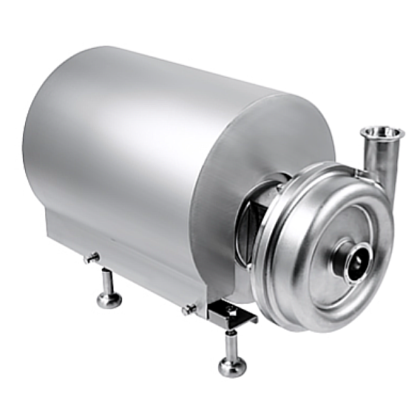 Bomba centrífuga sanitária industrial em aço inox 316L, padrão Alfa Laval, indicada para processos farmacêuticos e cosméticos com sistema SIP