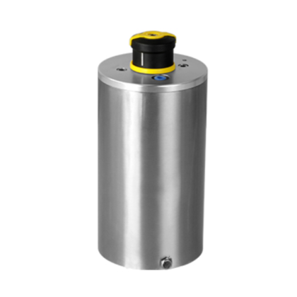 Atuador pneumático vertical em aço inox modelo 2024 para automação industrial de precisão e controle de válvulas