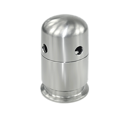 Válvula de segurança e quebra-vácuo em aço inox para tanques industriais, com ajuste de pressão de abertura e ventilação