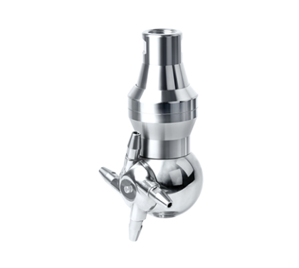 Cabeçote de limpeza rotativo em aço inox 316L para higienização automatizada CIP de tanques e reatores