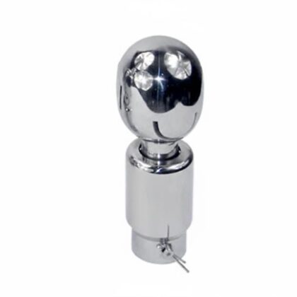 Spray ball rotativo redondo série PX-RSB-R em aço inox 316L para sistema de limpeza CIP de alta pureza