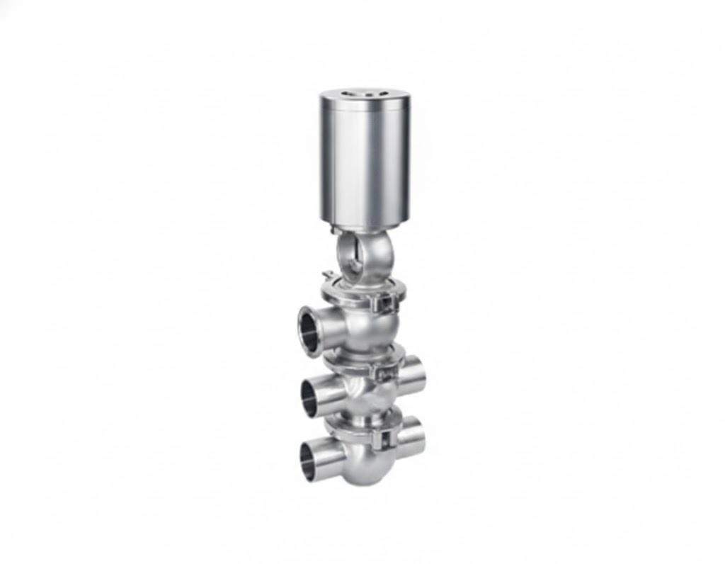 Válvula de Desvio de Assento Único Pneumática Inox 316L – Série Sanitária - Imagem 4