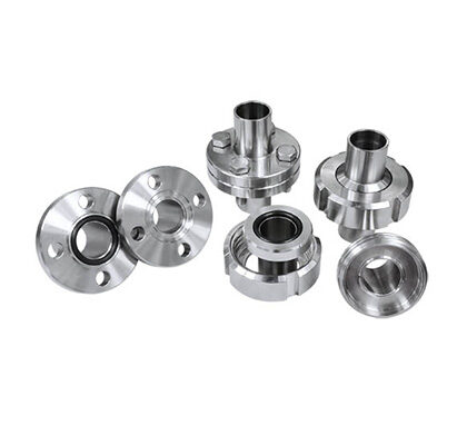 Conexões e flanges assépticos em aço inox série PX-DIN11864 com eletropolimento para processos estéreis