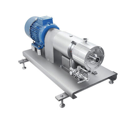 Bomba homogeneizadora e emulsificadora multiestágio em aço inox, série PX-JZ3, para misturas de alto cisalhamento e refino de partículas em linha