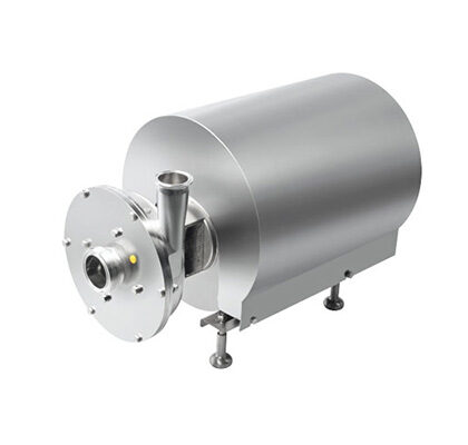 Bomba homogeneizadora monoestágio em aço inox com sistema rotor estator para emulsificação e mistura de alto cisalhamento industrial