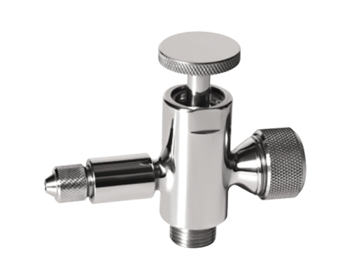 Válvula para visor de nível e amostragem em aço inoxidável série PX-LVL-GAUGE para tanques sanitários e industriais