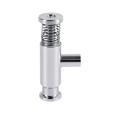Válvula de amostragem sanitária em aço inox 316L série PX-ASV-YGT, projetada especificamente para coleta de iogurtes e fluidos de alta viscosidade