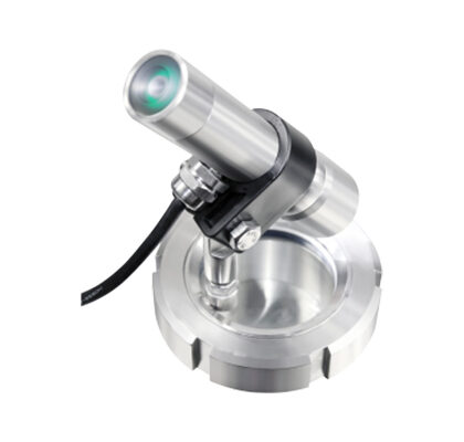 Visor de vidro tipo flange em aço inox com luminária à prova de explosão série PX-FSG-EX para inspeção de tanques industriais