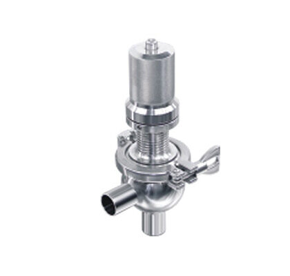Válvula de segurança e alívio sanitária em aço inox 316L, série PX-SVB, para proteção contra sobrepressão em linhas de alimentos e bebidas