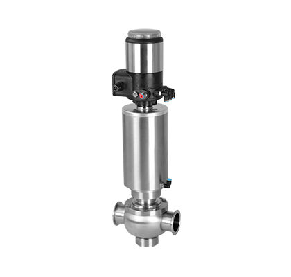 Válvula de retenção sanitária em aço inox 316L série PX-CKV com acionamento por mola para proteção contra fluxo reverso