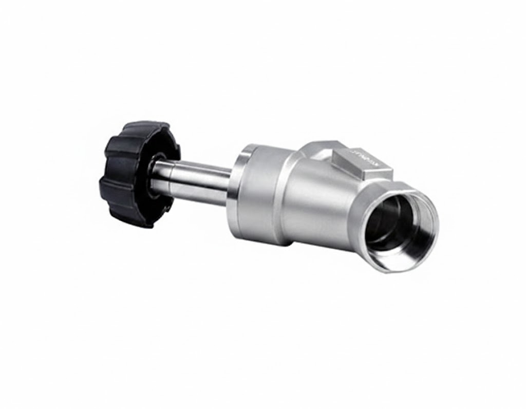 Válvula de Sede Inclinada Manual em Inox 316L - Imagem 2
