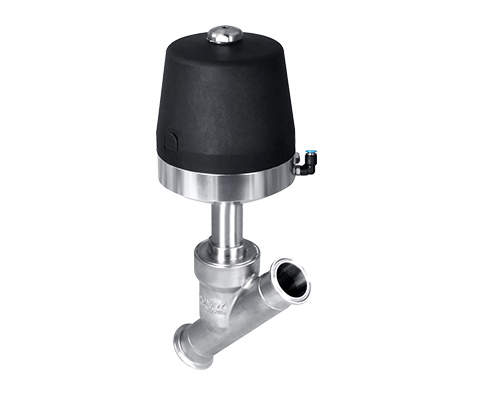 Válvula de Sede Inclinada Pneumática Inox 316L - Imagem 3